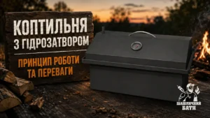 коптильня з гідрозатвором