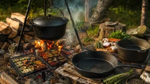 посуд для приготування на природі